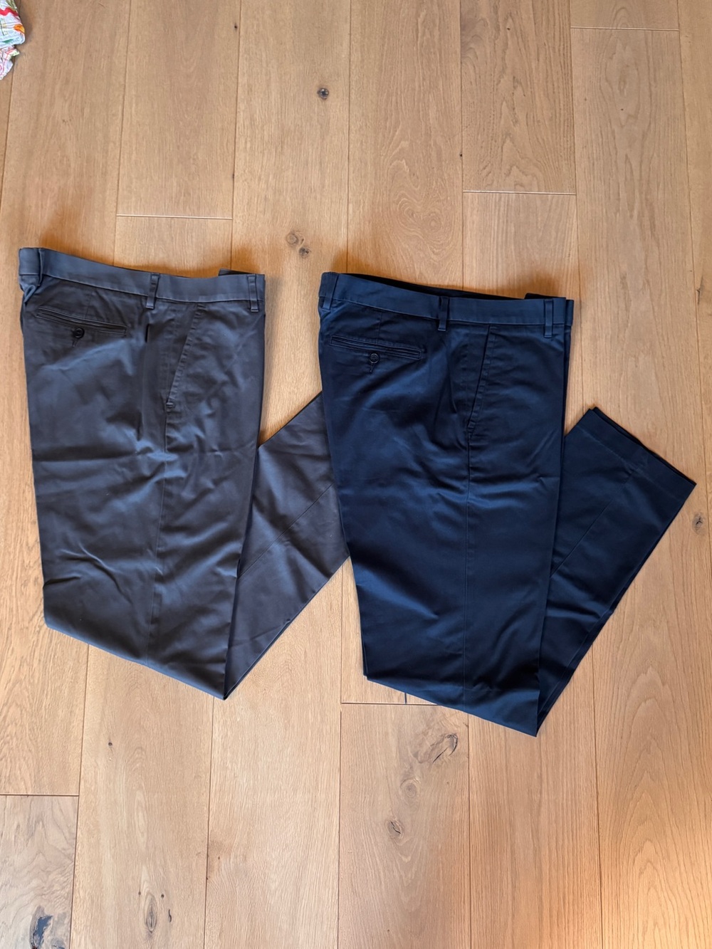 Bonobos Classic Dress Pants in Navy and Charcoal (35x34)